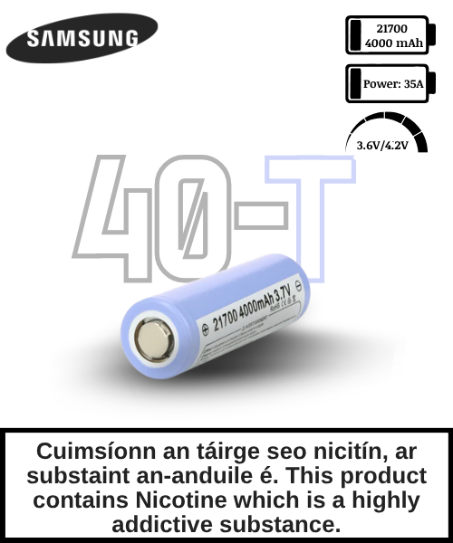 SAMSUNG - 40T 21700 BATTERY