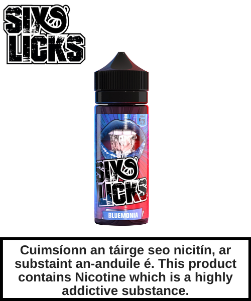 Six Licks - BlueMonia 100ml