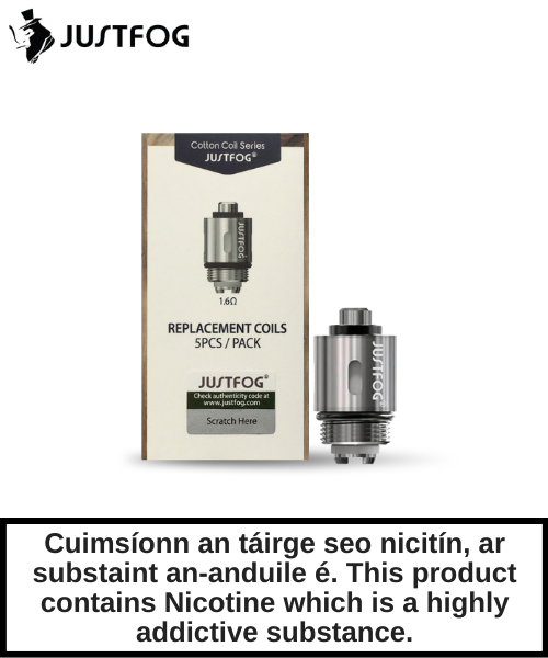 Justfog - 1.6 Replacement Coils (5 pack)