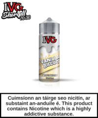 IVG Shortfill - Vanilla Biscuit 100ml
