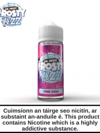 Dr Frost Pink Soda Fizz 100ML