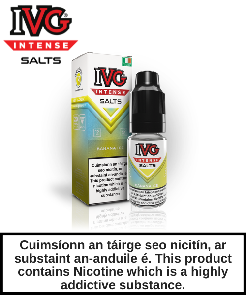IVG Intense Salt - Banana Ice 10ml