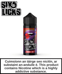 Six Licks - Cherry on Top 100ml