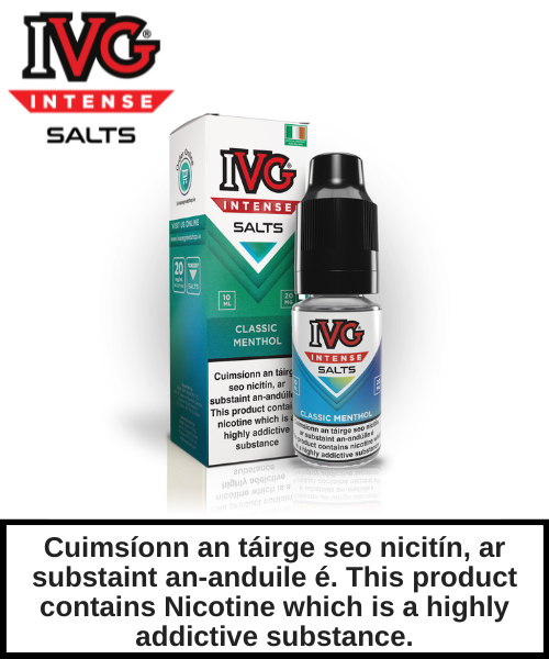 IVG Intense Salt - Classic Menthol 10ml