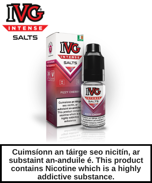 IVG Intense Salt – Fizzy Cherry 10ml – Vape Escape Ireland