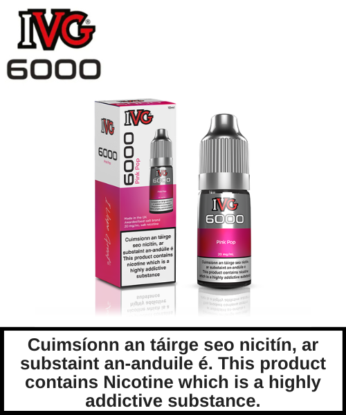 IVG 6000 Salt - Pink Pop 10ml