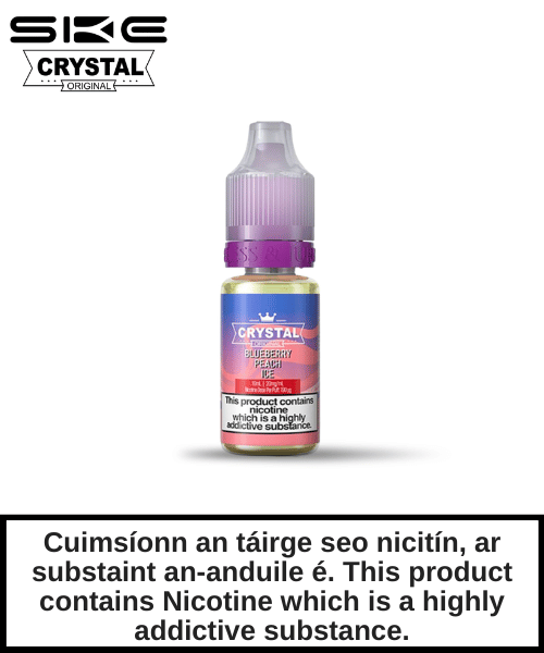 Ske Crystal - Blueberry Peach Ice Nic Salt 10ml