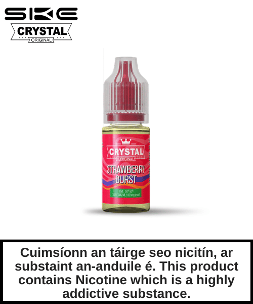 Ske Crystal - Strawberry Burst Nic Salt 10ml