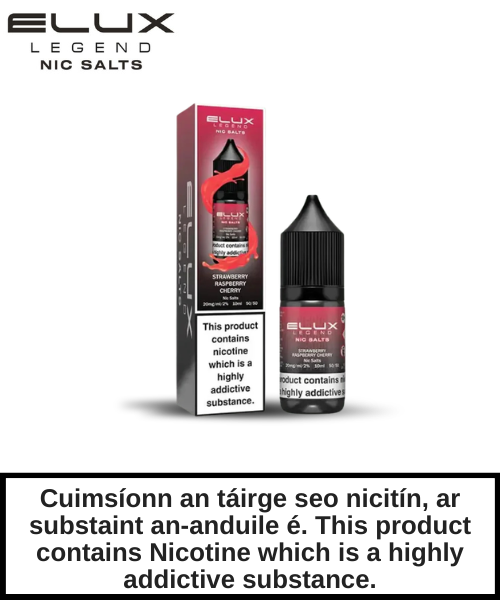 Elux Salt - Strawberry Raspberry Cherry 10ml